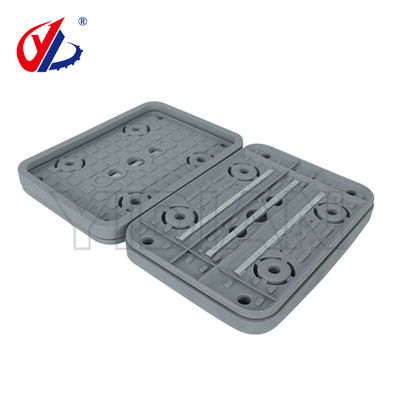 160*115*17mm 하부 흡수판 CNC 기계에 대한 단계없는 고무 패드