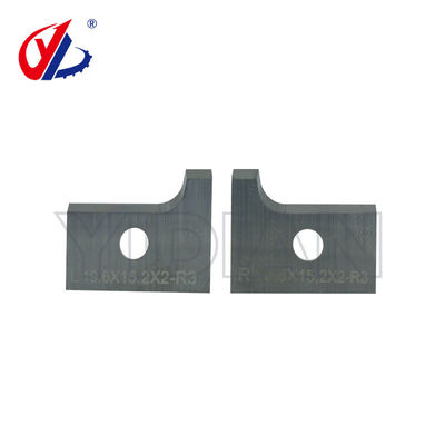 고체 탄화물 삽입 칼 19.6 X 15.2 X 2mm R3 Edgebander 스크래핑 블레이드